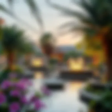 Serene Water Features Serene water features amidst greenery