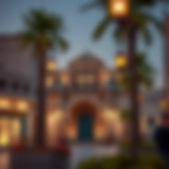 Cultural landmark in Al Garhoud, reflecting the neighborhood's heritage.