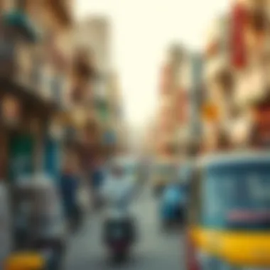 The Vibrant Street Life of Al Jafiliya Vibrant street life in Al Jafiliya