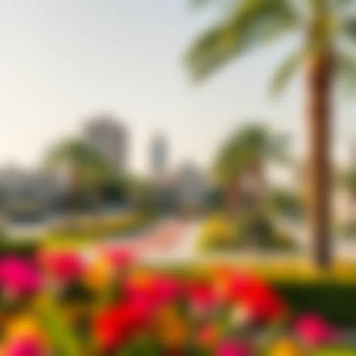 View of Al Khawaneej community park