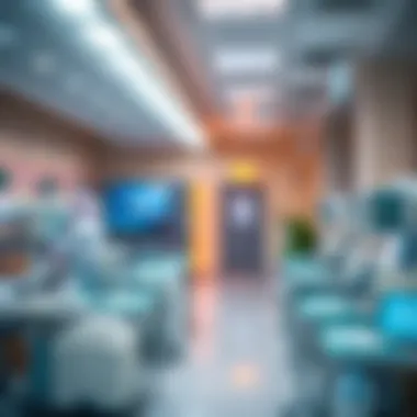 Health services area at Al Khawaneej Health Center