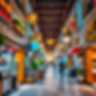 Unique Retail Shops Unique retail shops offering local and artisanal products at Al Khawaneej Walk