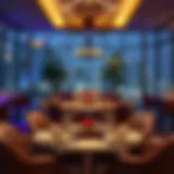 Elegant Dining Experience Elegant dining setup at Al Magazi Restaurant