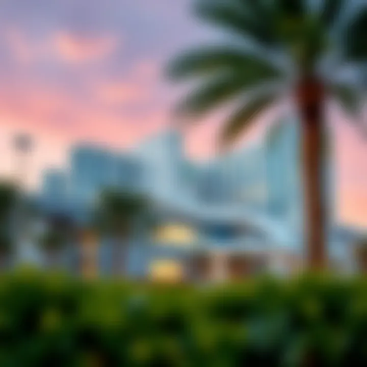 Exterior view of Al Maktoum Hospital showcasing its modern architecture