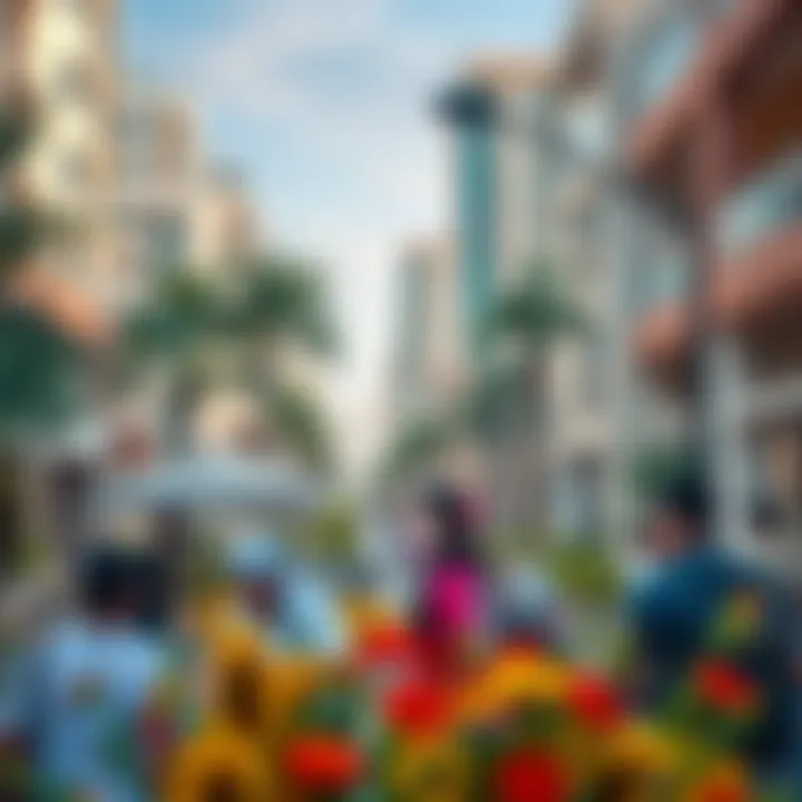 Community Life at Al Nasr Plaza Residence Vibrant community life surrounding Al Nasr Plaza Residence