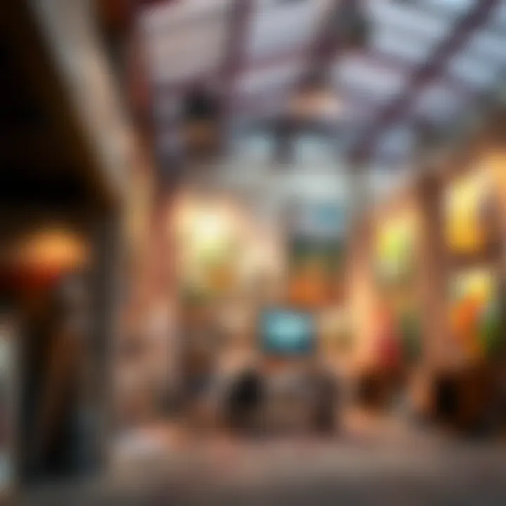 Art Gallery in an Industrial Warehouse An industrial warehouse transformed into an art gallery