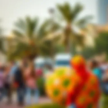 Community Spirit in Al Twar Community gathering at a local park in Al Twar