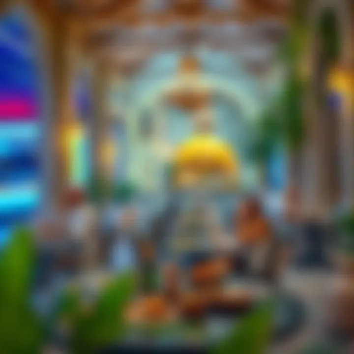 Culinary Delights in Al Wasl Village An inviting dining area featuring local cuisine in Al Wasl Village