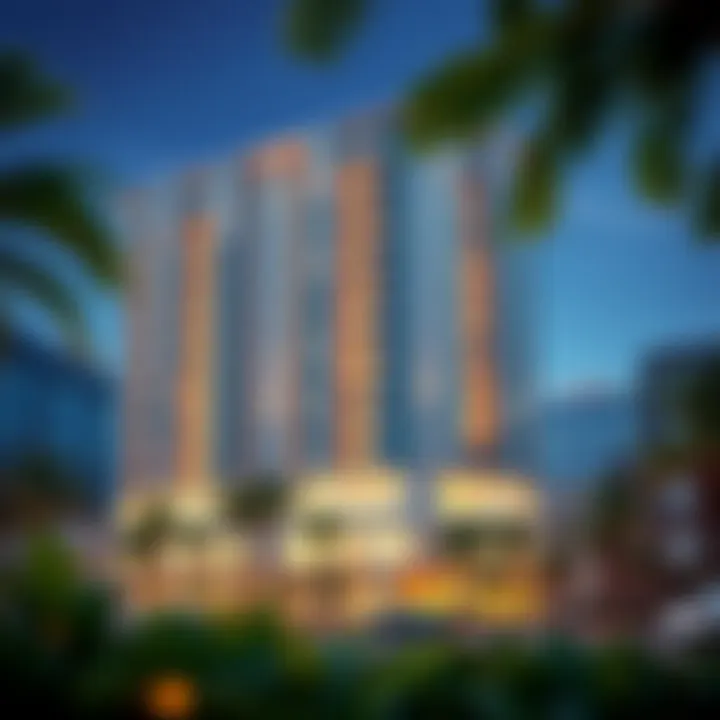 Modern Architectural Marvel of API Centrepoint Apartments Stunning exterior view of API Centrepoint Apartments showcasing modern architecture