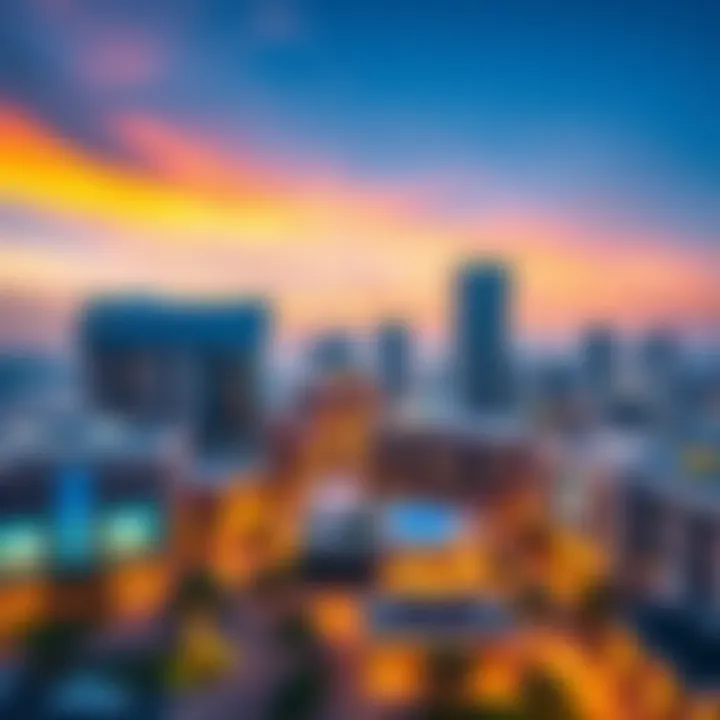 Panoramic View of Arjan Heights A panoramic view of Arjan Heights showcasing modern architecture