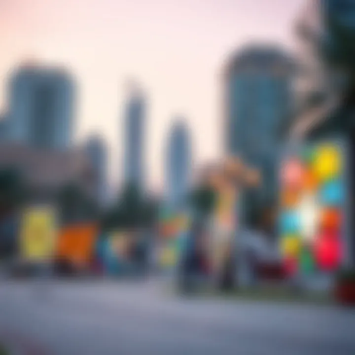 Community Outdoor Art Installation An outdoor art installation that invites community interaction