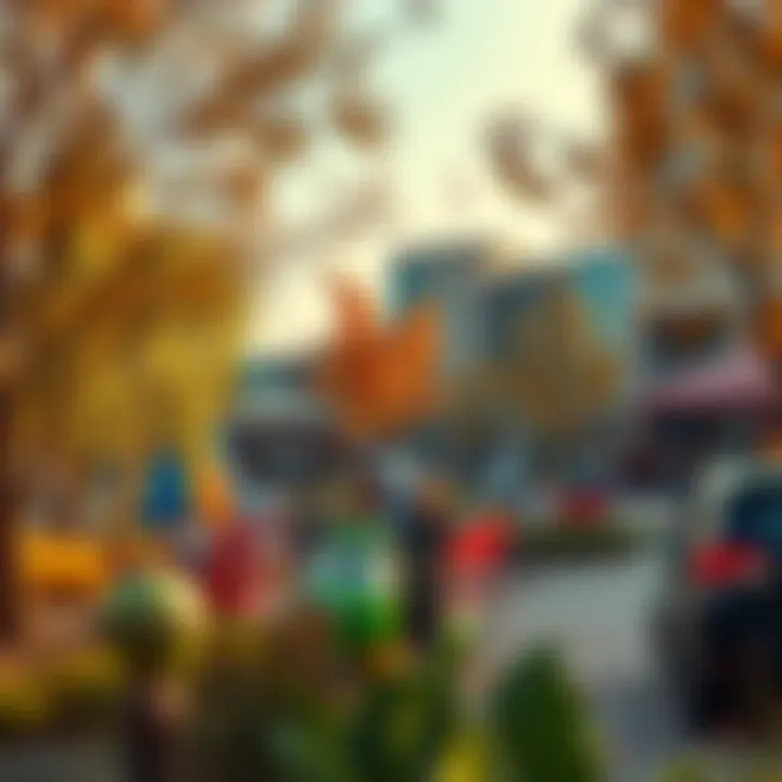 Vibrant park area in Autumn 2 offering leisure activities