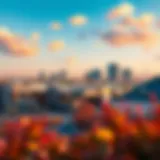 A scenic view of Autumn 2 community in JVC showcasing modern architecture