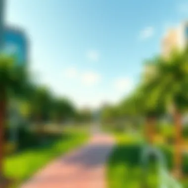 Lush green parks and recreational areas in Axis 5