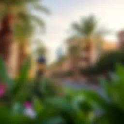 Lush greenery in Barari Dubai showcasing nature's beauty