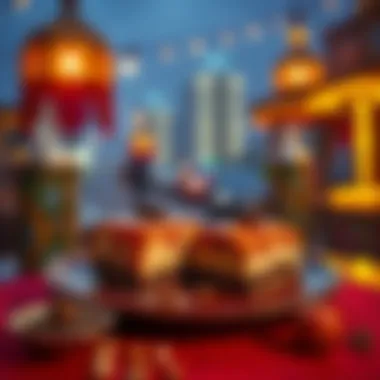 Delightful Traditional Indian Dessert A traditional Indian dessert elegantly presented