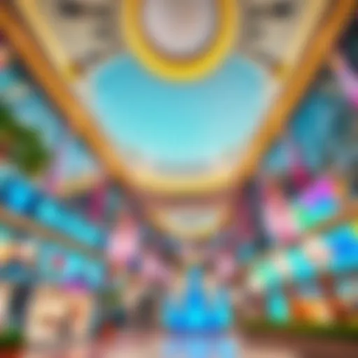 Architectural Marvel of Bin Shabib Mall Stunning architectural design of Bin Shabib Mall showcasing modern elegance.