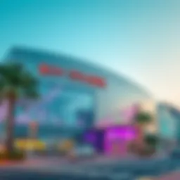 Exterior view of Bin Shabib Mall showcasing modern architecture