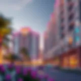 Stunning architectural view of Binghatti Sapphire