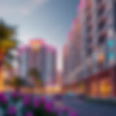 Stunning architectural view of Binghatti Sapphire