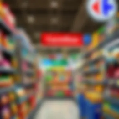 Aisles filled with diverse products at Carrefour Arabian Ranches