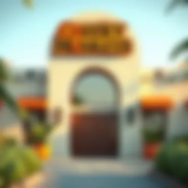 Welcoming exterior of Cheeky Monkeys in Arabian Ranches 2