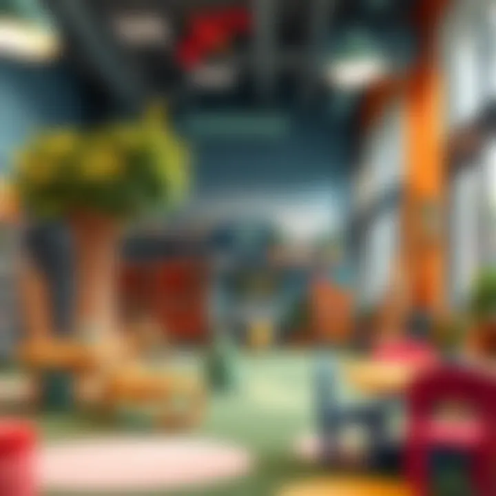 Interactive learning environment at the nursery