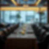 Elegant dining setup at Coppasta Restaurant