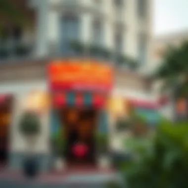 Charming Facade of Coppasta Restaurant Vibrant exterior view of Coppasta Restaurant