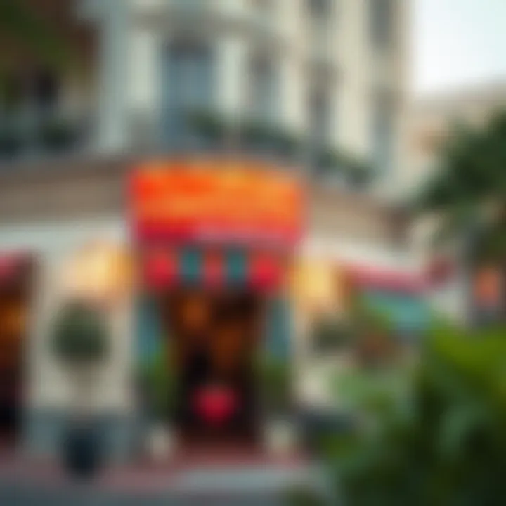 Charming Facade of Coppasta Restaurant Vibrant exterior view of Coppasta Restaurant