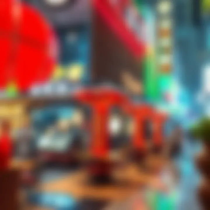 A diverse selection of dining options in Daiso Motor City