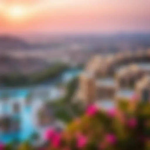 Breathtaking Views of Damac Hills 2 Stunning landscape view of Damac Hills 2 community