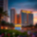 Stunning view of Damac Upper Crest showcasing its architectural design