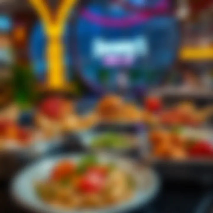 Culinary Offerings at Denny's Jebel Ali Diverse culinary dishes from the menu at Denny's Jebel Ali