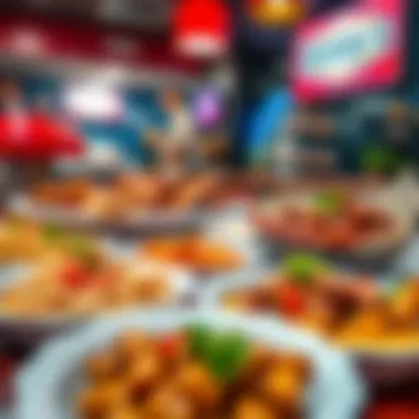 Denny's Unique Menu Offerings A vibrant selection of dishes from Denny's unique menu