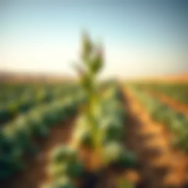 Organic produce thriving in desert conditions