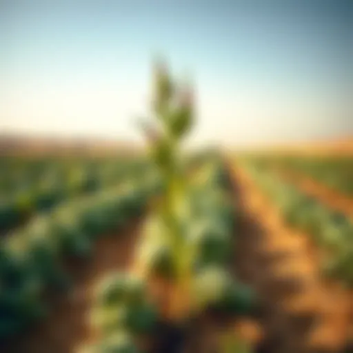 Organic produce thriving in desert conditions