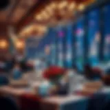 Elegant Dining Experience A beautifully arranged dining table at a fine restaurant