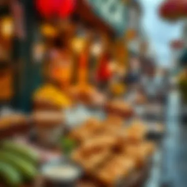 Local delicacies representing Melenzane's culinary scene