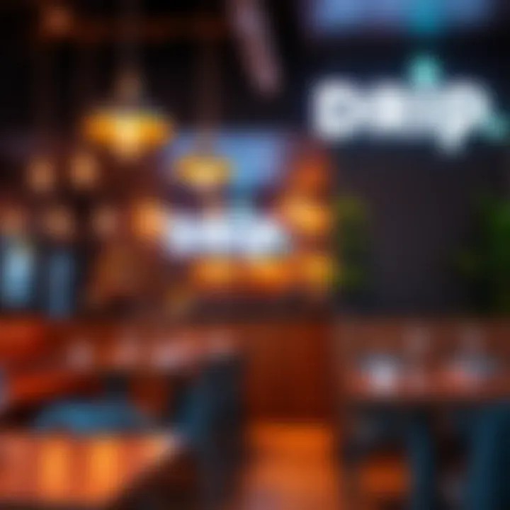 Interior Ambiance of Drip Burgers The inviting interior of Drip Burgers with a modern design