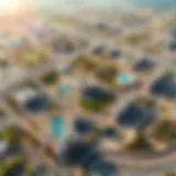 Aerial View of DIP 2 Aerial view of Dubai Investment Park 2 showcasing its strategic layout