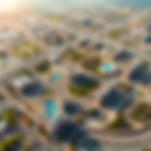 Aerial View of DIP 2 Aerial view of Dubai Investment Park 2 showcasing its strategic layout