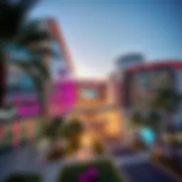 Modern architecture of Dubai Medical City