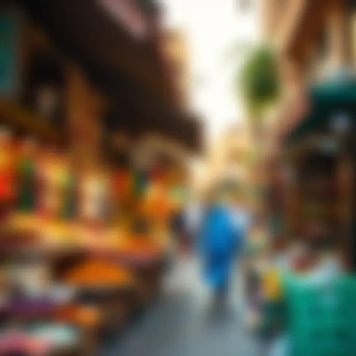 Cultural Market of Nad Al Hamar A local market in Nad Al Hamar highlighting traditional goods and cultural offerings