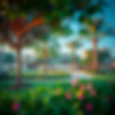 Community Park: A Green Oasis in Eden House Community park in Eden House