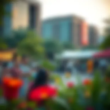 Community event at Emaar Business Park Greens highlighting cultural engagement