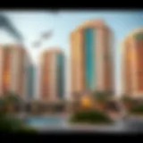 Architectural Elegance of Emerald Residence Stunning architectural view of Emerald Residence