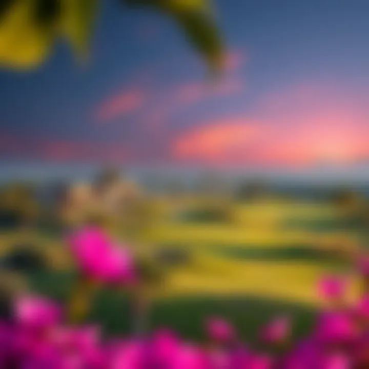 Scenic golf course landscape within Emirates Golf Estate