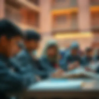 Extracurricular Engagement at Emirates National School Extracurricular activities promoting teamwork and creativity among students