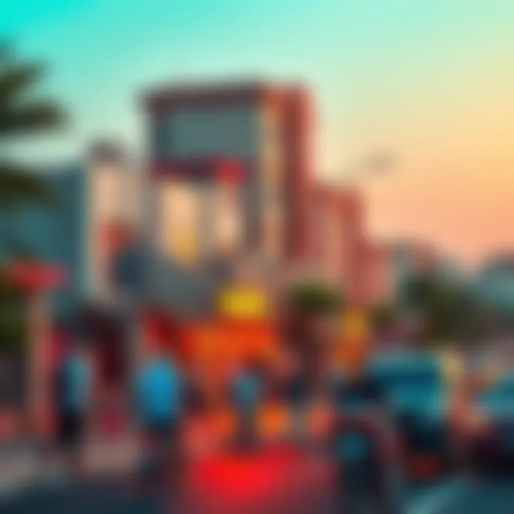 Residential neighborhoods adjacent to 611 Road reflecting community life